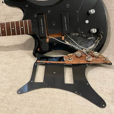 1979 Guild B-302 Left Hand Black 34” Scale Electric Bass Made In USA Rare Hard To Find Lefty - Video Demo image 22