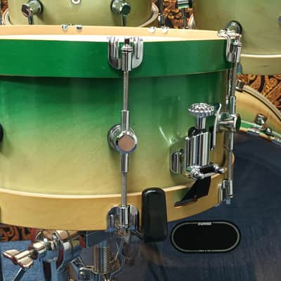 Spaun USA Custom Maple Shell Pack in Green Fade – 20″,10″,12″,15″ & 13″SN image 21