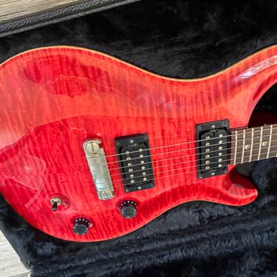 PRS McCarty 1999 - Scarlet Red raspberry flame top electric guitar with case image 22