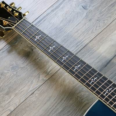 Super Clean! Taylor 614ce 2003 Koi Blue Limited Edition 5A Quilt + OHSC and candy image 7