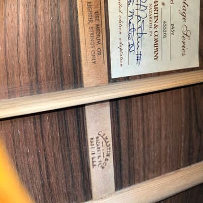 Martin D45V 1985 Brazilian Rosewood Signed by C.F Martin the 3rd & 4th image 2