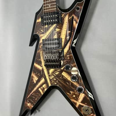 2006 Dean Dimebag Darrell Signature Razorback - Bone Shards image 3