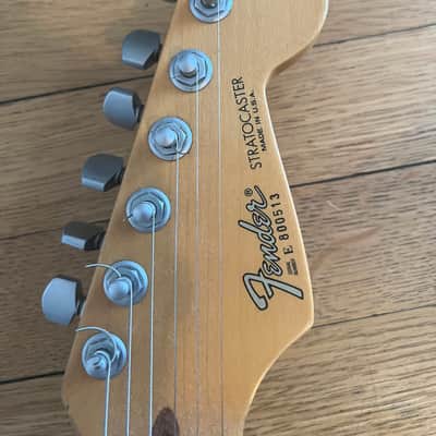 Fender  Strat Plus 1988 Bahama Green E4 serial number image 3