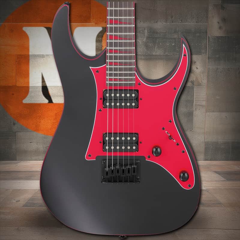 Ibanez GIO RG 6 String Electric Guitar - Black Flat (GRG131DXBKF) image 1