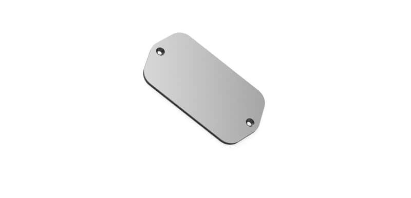 Fender Black Battery Compartment Cover for Deluxe Bass 004-9705-000 image 1