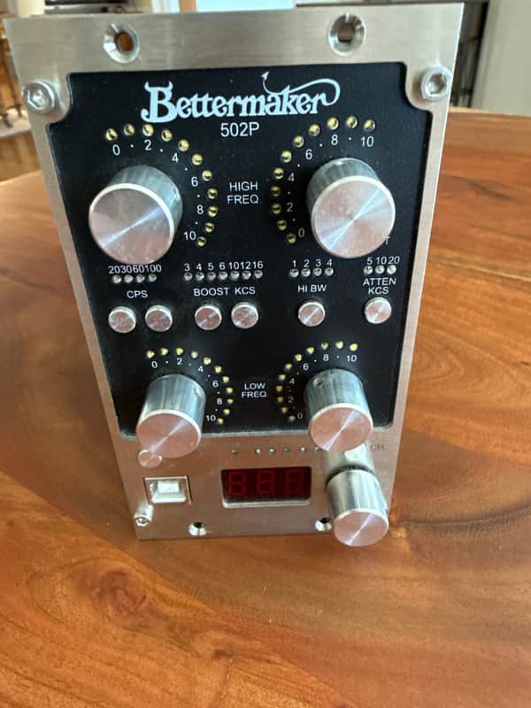 Bettermaker EQ 502P 500 Series Module 2010s - Black image 1
