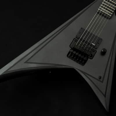 ESP EDWARDS E-ALEXI BLACKY w/ESP GB-30V -Metallic Black Satin with Gloss Black Pinstripe- #ED97932253 2025 [Made in Japan][Children of Bodom Alexi Laiho] image 3