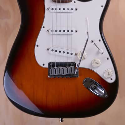 Fender American Standard Stratocaster Electric Guitar in Sunburst, 1990's Model image 1