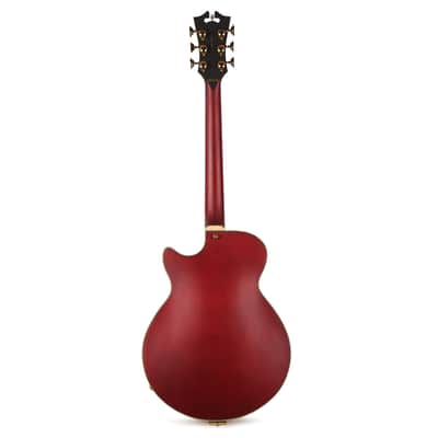 D'Angelico Deluxe Bobby Weir 3 Semi-Hollow Satin Trans Wine image 5