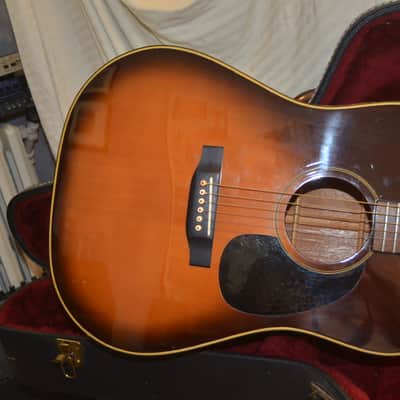martin/sigma dm5s acoustic guitar sunburst image 2