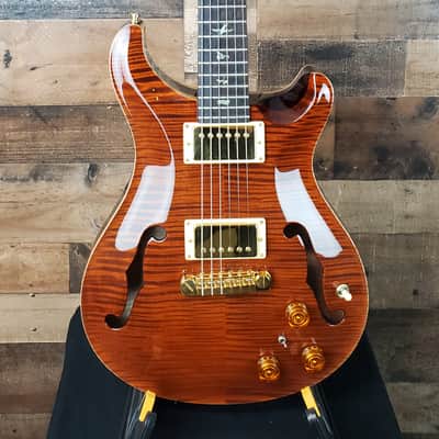 PRS Hollowbody HBII Piezo Artist Package 2004 Violin Amber Hardshell Case Free Ship USED #480 image 10