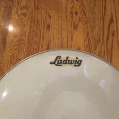 Ludwig (2) vintage 20 inch weathermaster batter/resonate bass drum heads both excellent! image 4