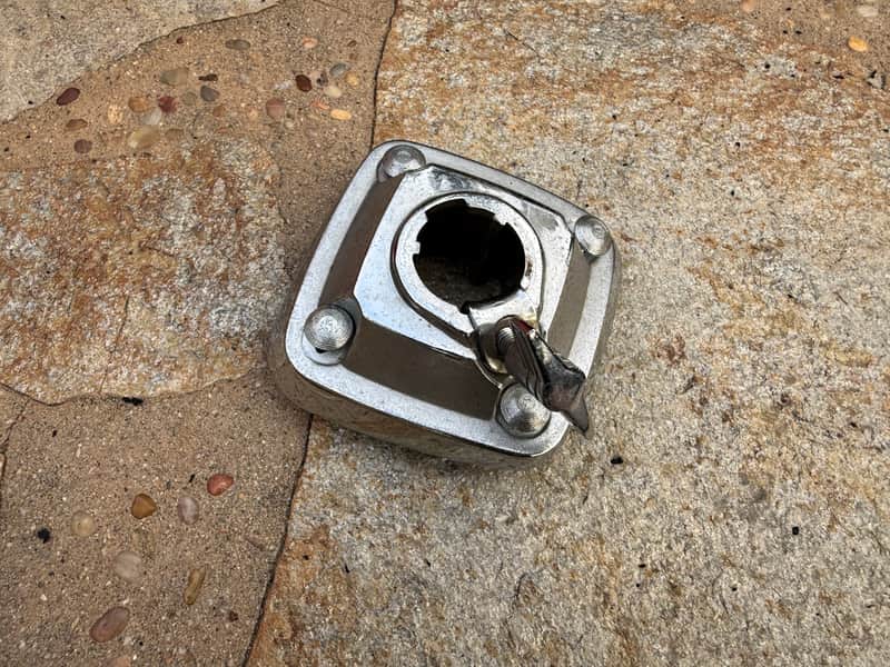 Tama VINTAGE Bass Drum Tom Post Mounting Plate Imperialstar Superstar Artstar image 1