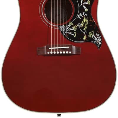 Gibson Acoustic Hummingbird Standard Acoustic-electric Guitar - Wine Red image 2