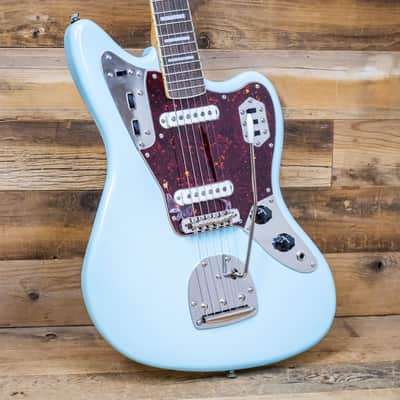 Squier FSR Classic Vibe '70s Jaguar Electric Guitar, Daphne Blue U283632 image 3