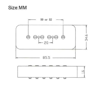 Alnico 5 pickup-Siv Neck and Bridge image 4
