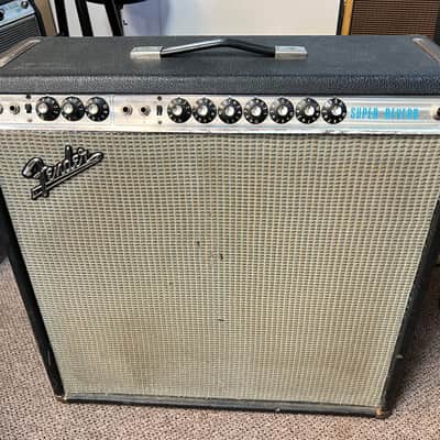 1971 Fender Silverface Super Reverb Combo Amp image 1