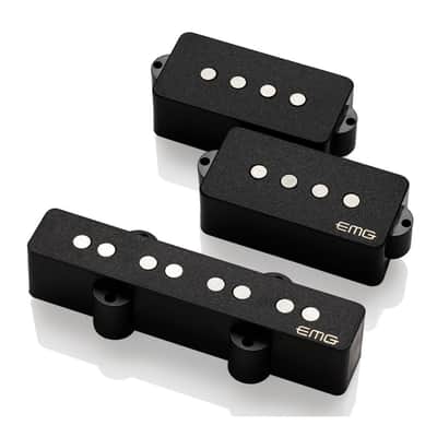 EMG Geezer Butler 4 String PJ Set Black - FREE STRINGS image 2
