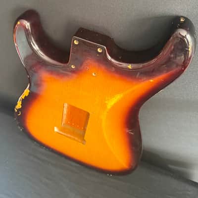 🔥 Fender Custom Shop 1957 Stratocaster Relic Body – Chocolate Burst – COA & Neck Plate 🔥 image 9