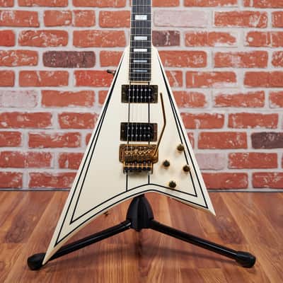 Jackson Randy Rhoads Tribute Limited Edition "Concorde" 177 of 250 Ivory with Black Pinstripes 1992 w/OHSC image 4
