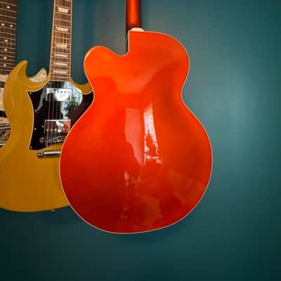 Gretsch G6120SHTV-T Setzer Hot Rod with TV Jones Pickups 2004 - 2014 - Tangerine image 5