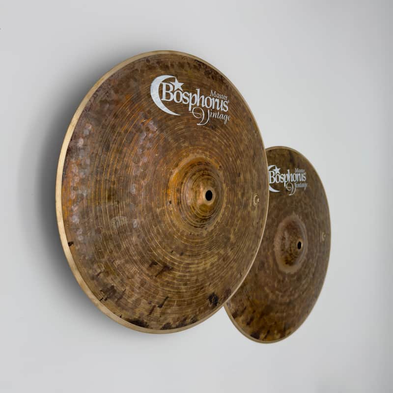 Bosphorus 14" Master Vintage Series Hi-Hat Cymbals image 1
