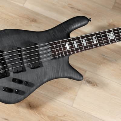 Spector Euro 5 LX Neck-Thru 5-String EMG Bass – Trans Black Stain Matte image 9