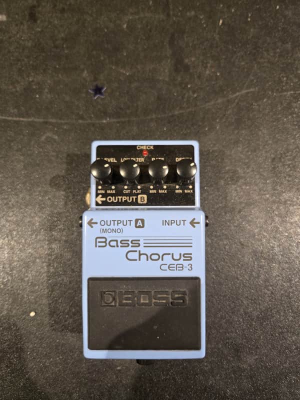Boss CEB-3 Bass Chorus (Pink Label) 1995 - 2001 - Blue image 1