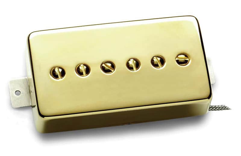 Seymour Duncan SPH90-1 Phat Cat P-90 Neck Rw/Rp Humbucker Replacement - gold image 1