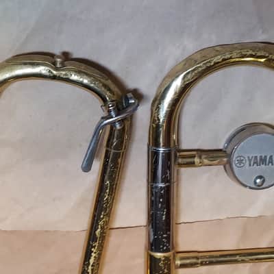 Yamaha YSL-354 Standard Trombone, Japan, Lacquered Brass, Acceptable, No case. image 3