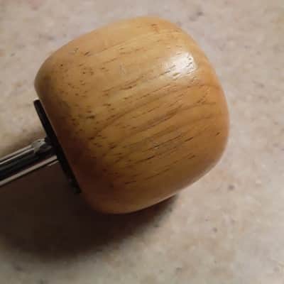 Natural Brown Color Wood Bass Drum Beater image 2
