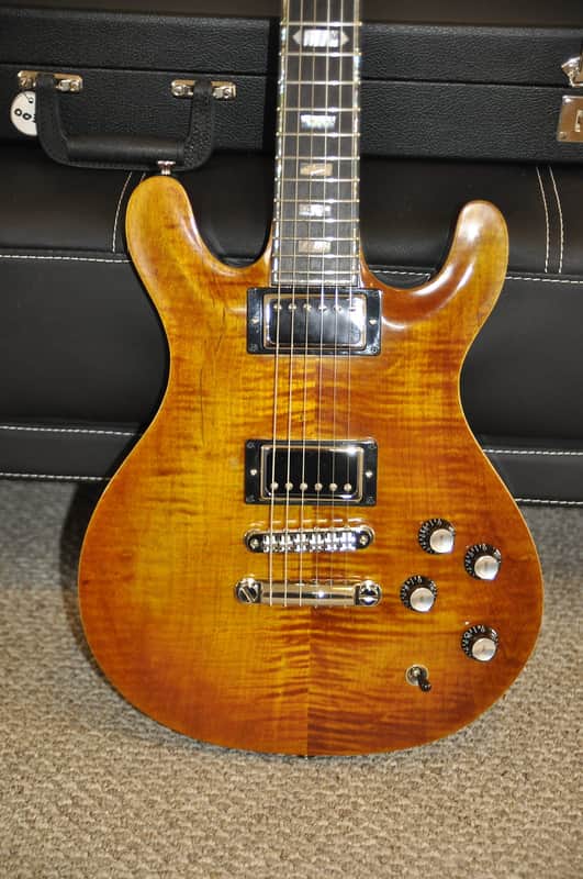 Luman Double Cutaway Vintage Amber image 1