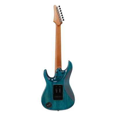 Ibanez Premium AZ447P1QM-COB Cosmic Blue - Electric Guitar image 2