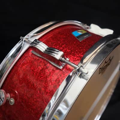 Ludwig Pioneer Snare Drum – 14" x 5" 1976 - Red Sparkle image 9