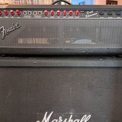 Fender Dual Showman SR 1980s with JCM800 Lead 4 x 12 image 2