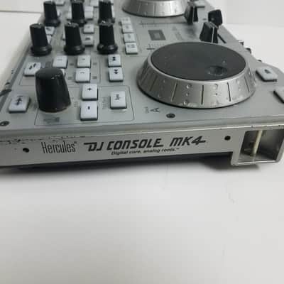 Hercules DJ Console MK4 Mark 4 Silver USB Powered Interface Built in Audio imagen 4
