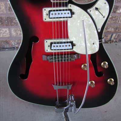 Toledo/Aria Bizarre Vibraslim Copy 60's red sunburst image 5