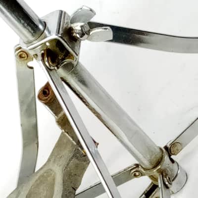 Gretsch Flat-Base Hi-Hat Cymbal Stand Vintage 60s Flush Tripod Round Badge#4844W image 4