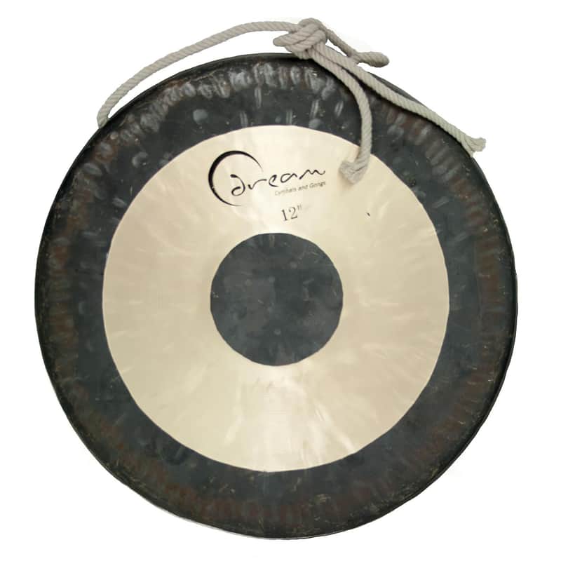 Immagine Dream Cymbals CHAU12 Chau Black Dot Gong, 12" - 1