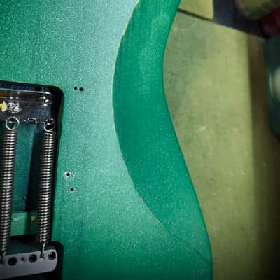Misc “Partscaster” - Kelly Green Sparkle Matte image 10