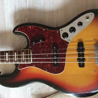 Fender Jazz Bass 1969 - 1970, sunburst, original image 2
