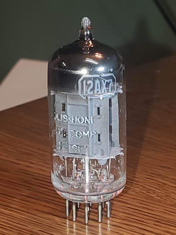 12AX7/ECC83 RCA Angled "D" Getter MaxiPreamp2/TV7 tested image 1