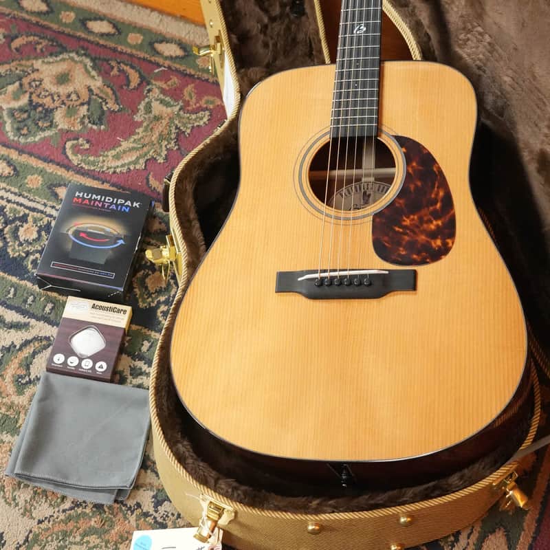 *New 2026 Model* Boucher BG-42T-G Torrefied Adirondack/Torrefied Mahogany Bluegrass Goose Gold Pack Dreadnought Acoustic Guitar #1082