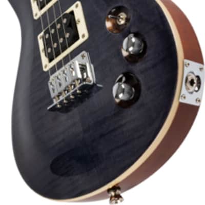 Flight VANGUARD TENOR TBK Rock Series Flamed Maple Top Mahogany Neck 4-String Electric Ukulele w/Padded Gig Bag image 6