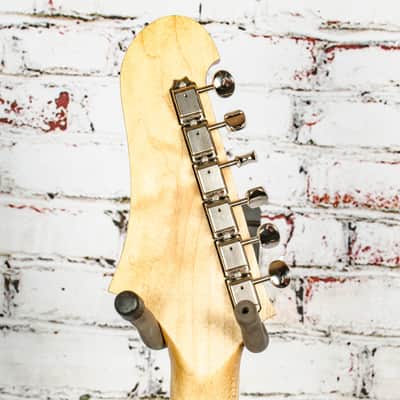Bilt El Hombre Electric Guitar, Black w/ Lollar Jazzmaster Pickups & Case x7050 (USED) image 6
