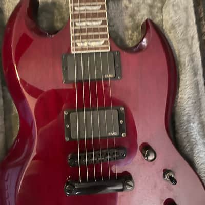 ESP LTD Viper-400 Baritone 2019 - Present - Black Satin image 5