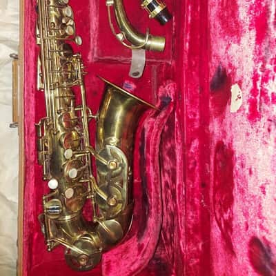 Capitol Alto Saxophone with case/neck/mouthpiece, USA, Good Condition image 1