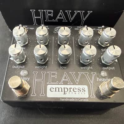 Empress Effects Heavy Dual Channel Distortion Pedal - Black w/box image 3