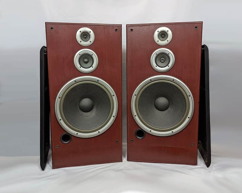 JVC SP-7700 3 Way Home Floor Standing Speakers - Huge 15" Woofers image 1