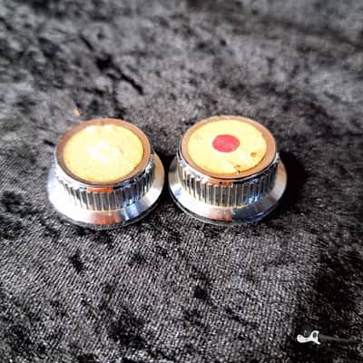 Vintage MIJ Knob Set (1960s - Chrome) image 4